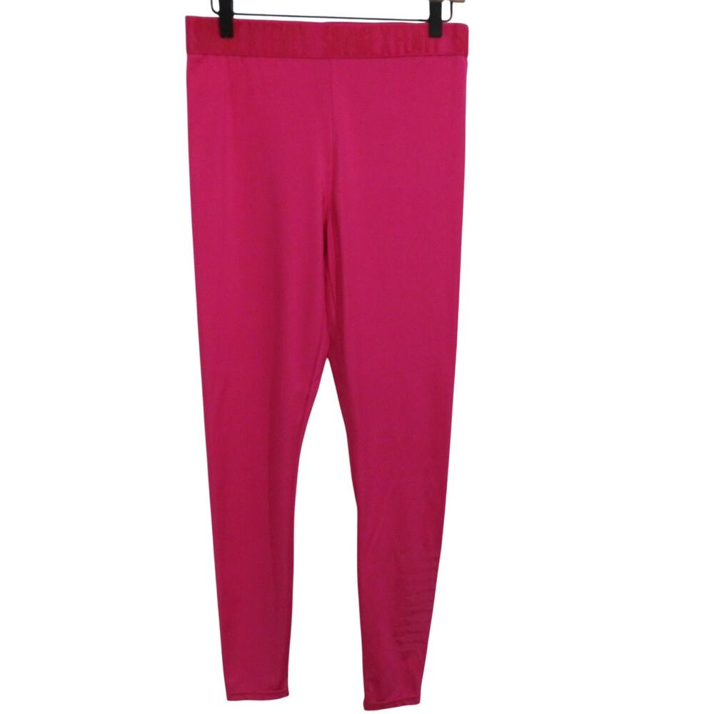 Savage X Fenty Women Sz L Hot Pink Hotline High Waist Legging Sleek Stretchy